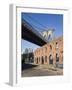 Derelict Warehouses Under Brooklyn Bridge, Brooklyn, New York City, New York, USA-Amanda Hall-Framed Photographic Print