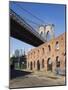 Derelict Warehouses Under Brooklyn Bridge, Brooklyn, New York City, New York, USA-Amanda Hall-Mounted Photographic Print