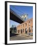 Derelict Warehouses Under Brooklyn Bridge, Brooklyn, New York City, New York, USA-Amanda Hall-Framed Photographic Print
