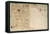 Dernière lettre de Marie-Antoinette adressée à madame Elisabeth, 16 octobre 1793-null-Framed Stretched Canvas