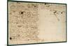 Dernière lettre de Marie-Antoinette adressée à madame Elisabeth, 16 octobre 1793-null-Mounted Giclee Print