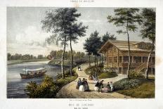 Bois De Boulogne, View of the Chalet-Deroy-Stretched Canvas