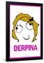 Derpina Rage Comic Meme Poster-null-Framed Poster