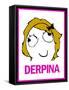 Derpina Rage Comic Meme-null-Framed Stretched Canvas