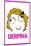 Derpina Rage Comic Meme-null-Mounted Art Print