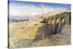 Derr, Egypt, 1867-Edward Lear-Stretched Canvas