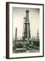 Derrick and Oil Field-null-Framed Art Print