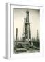 Derrick and Oil Field-null-Framed Art Print