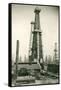 Derrick and Oil Field-null-Framed Stretched Canvas