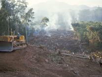 Clearing Forest for Building of the Forest Edge Highway in High Jungle Region of Tarapoto, Peru-Derrick Furlong-Stretched Canvas