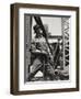 Derrick-Man, 1933 (Gelatin Silver Print)-Lewis Wickes Hine-Framed Giclee Print