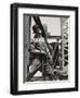 Derrick-Man, 1933 (Gelatin Silver Print)-Lewis Wickes Hine-Framed Giclee Print