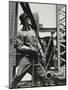 Derrick-Man, 1933 (Gelatin Silver Print)-Lewis Wickes Hine-Mounted Giclee Print