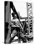 Derrick man, Empire State Building, 1930-31 (gelatin silver print)-Lewis Wickes Hine-Stretched Canvas