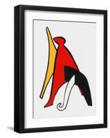 Derrier le Mirroir, no. 141: Stabiles V-Alexander Calder-Framed Collectable Print