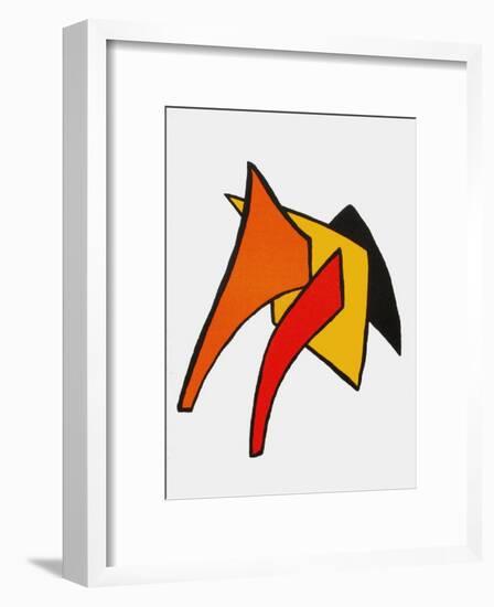 Derrier le Mirroir, no. 141: Stabiles VI-Alexander Calder-Framed Collectable Print