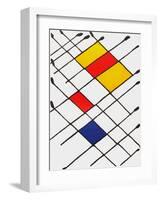 Derrier le Mirroir, no. 156: Damier-Alexander Calder-Framed Collectable Print