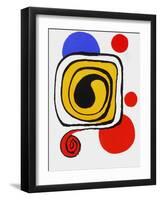 Derrier le Mirroir, no. 190: Composition III-Alexander Calder-Framed Premium Edition