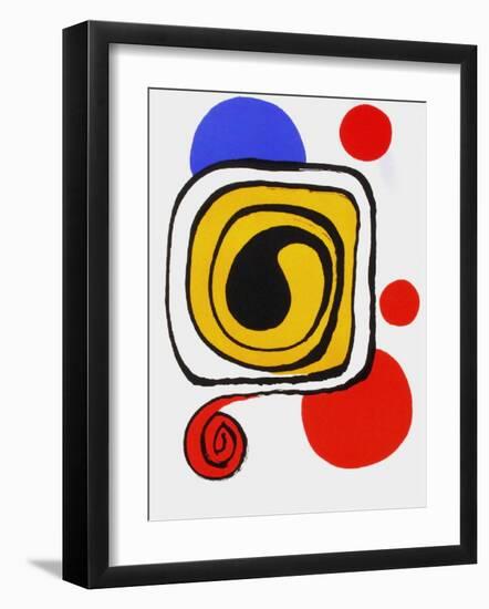 Derrier le Mirroir, no. 190: Composition III-Alexander Calder-Framed Premium Edition