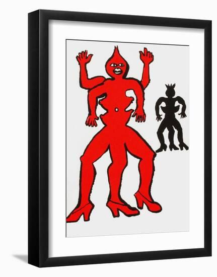 Derrier le Mirroir, no. 212: Critter IV-Alexander Calder-Framed Collectable Print