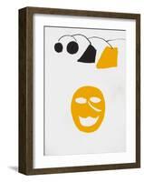 Derrier le Mirroir, no. 221: Masque Jaune-Alexander Calder-Framed Collectable Print