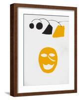 Derrier le Mirroir, no. 221: Masque Jaune-Alexander Calder-Framed Collectable Print