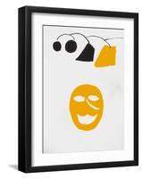 Derrier le Mirroir, no. 221: Masque Jaune-Alexander Calder-Framed Collectable Print