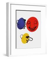 Derrier le Mirroir, no. 221: Visages-Alexander Calder-Framed Collectable Print