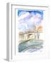 Derry Northern Ireland Street Scene with Shipquay Gate-M. Bleichner-Framed Art Print