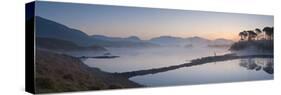 Derryclare Lough at Dawn, Connemara, County Galway, Connacht, Republic of Ireland, Europe-Ben Pipe-Stretched Canvas