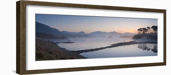 Derryclare Lough at Dawn, Connemara, County Galway, Connacht, Republic of Ireland, Europe-Ben Pipe-Framed Photographic Print