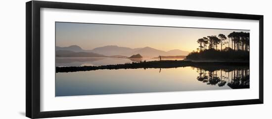 Derryclare Lough at Dawn, Connemara, County Galway, Connacht, Republic of Ireland, Europe-Ben Pipe-Framed Photographic Print