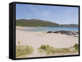 Derrynane Bay, Ring of Kerry, County Kerry, Munster, Republic of Ireland, Europe-null-Framed Stretched Canvas