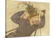 Derviche herevi et son chien-null-Stretched Canvas