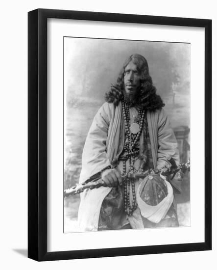 Dervish African Man in Sudan Photograph - Sudan-Lantern Press-Framed Art Print