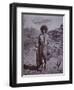 Dervish Hademdowah Warrior, Sudan, 1890 (B/W Photo)-English Photographer-Framed Premium Giclee Print