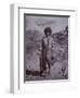Dervish Hademdowah Warrior, Sudan, 1890 (B/W Photo)-English Photographer-Framed Premium Giclee Print