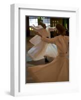 Dervish Mystic Dance at the Sirkeci Station, Istanbul, Turkey, Eurasia-Olivieri Oliviero-Framed Photographic Print