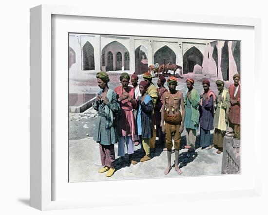 Dervishes and Martyrs, Tehran, C1890-Gillot-Framed Giclee Print