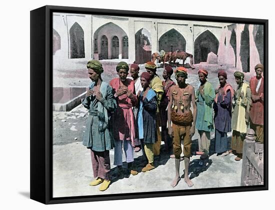 Dervishes and Martyrs, Tehran, C1890-Gillot-Framed Stretched Canvas