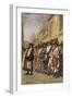 Dervishes' Chorus Begging Alms in Tashkent, 1870-Vasili Vasilyevich Vereshchagin-Framed Giclee Print