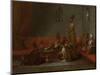 Dervishes Sharing a Meal-Jean Baptiste Vanmour-Mounted Art Print