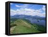 Derwent Water and Lonscale Fell from Cat Bells, Lake District National Park, Cumbria, England-Neale Clarke-Framed Stretched Canvas