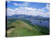 Derwent Water and Lonscale Fell from Cat Bells, Lake District National Park, Cumbria, England-Neale Clarke-Stretched Canvas