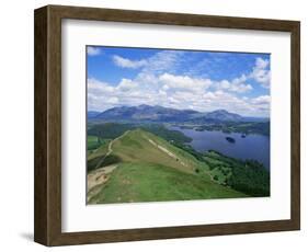 Derwent Water and Lonscale Fell from Cat Bells, Lake District National Park, Cumbria, England-Neale Clarke-Framed Photographic Print