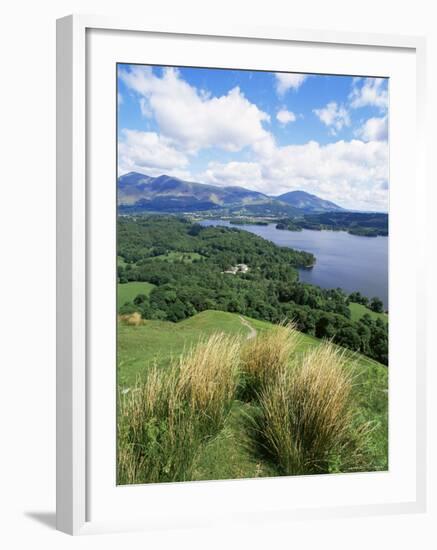 Derwent Water and Lonscale Fell from Cat Bells, Lake District National Park, Cumbria, England-Neale Clarke-Framed Photographic Print