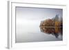 Derwent Water Autumn Colours Reflected in Water-null-Framed Photographic Print