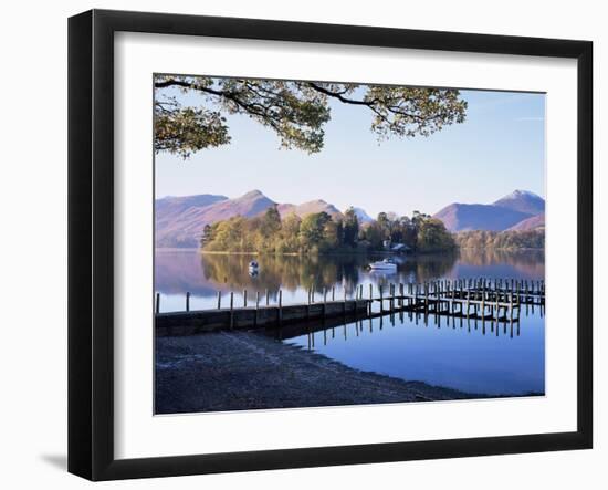 Derwent Water from Keswick, Lake District, Cumbria, England, United Kingdom-Roy Rainford-Framed Photographic Print