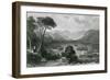 Derwent Water, Lake District-Thomas Allom-Framed Art Print