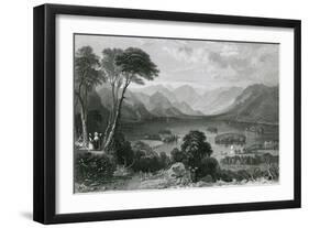 Derwent Water, Lake District-Thomas Allom-Framed Art Print